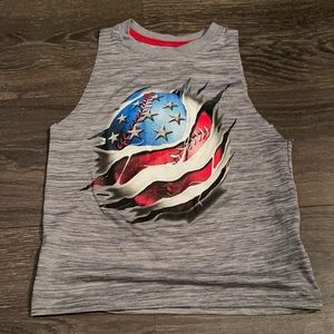 Little Boys Baseball Active Tank Top